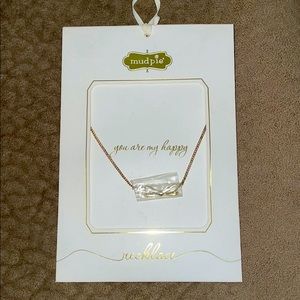 NWT Mudpie “bow” necklace